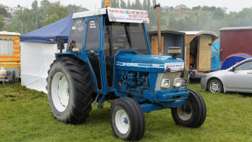 Картинка ford+7610+tractor техника тракторы трактор колесный