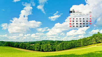 Картинка календари природа поле лес