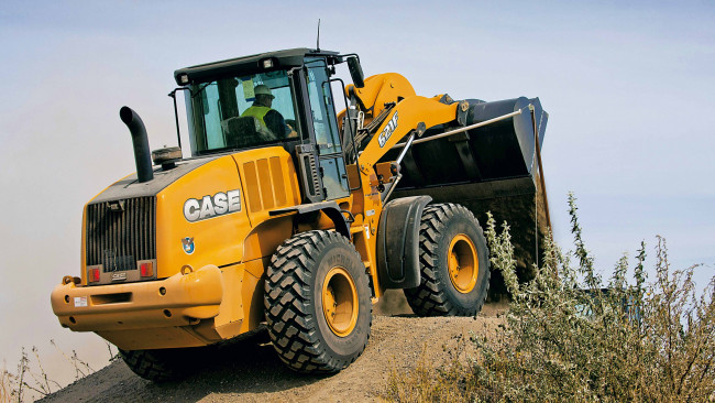 Обои картинки фото case wheel loader, техника, строительная техника, трактор, тяжелый, колесный