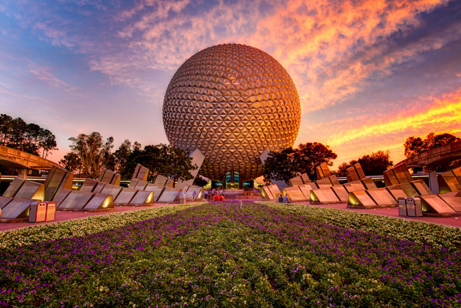 Обои картинки фото epcot center, города, диснейленд, центр, тематический