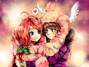 Картинка аниме pokemon пара парень девушка арт покемон романтика