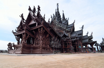 Картинка города -+исторические +архитектурные+памятники святилище таиланд паттайя