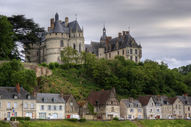 Обои картинки фото chaumont-sur-loire, города, замки франции, замок