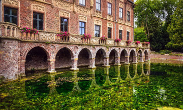 Картинка wasserburg города -+дворцы +замки +крепости здание пруд