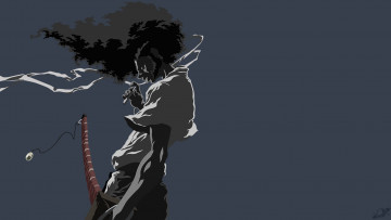 Картинка видео+игры afro+samurai самурай меч сигарета