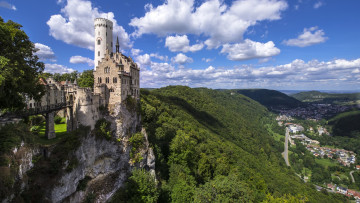 обоя lichtenstein castle, germany, города, замки германии, lichtenstein, castle