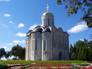 обоя владимир, дмитриевский, собор, города, православные, церкви, монастыри