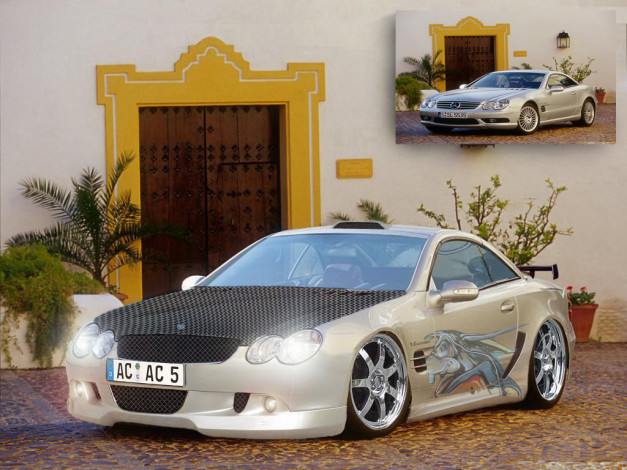 Обои картинки фото lorincer, автомобили, mercedes, benz