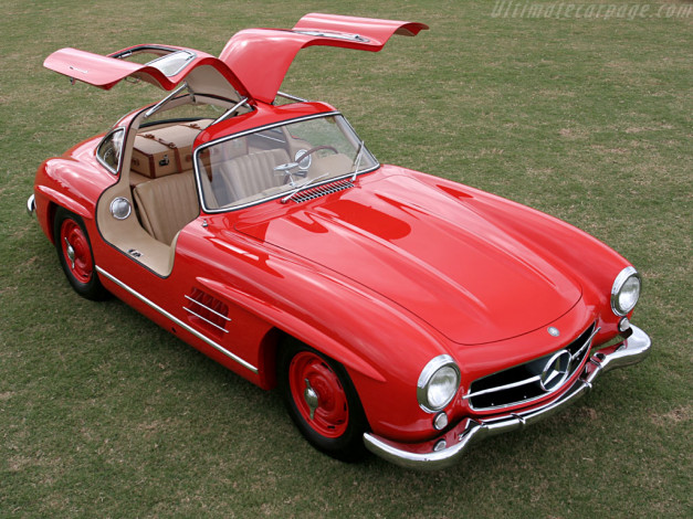 Обои картинки фото mercedes, 300sl, автомобили, benz