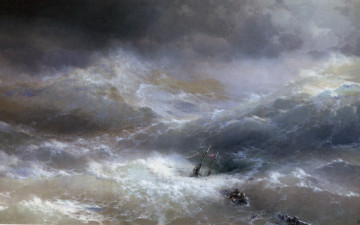 Картинка 14 волна айвазовский рисованные живопись