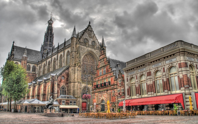 Обои картинки фото города, католические, соборы, костелы, аббатства, haarlem, netherlands