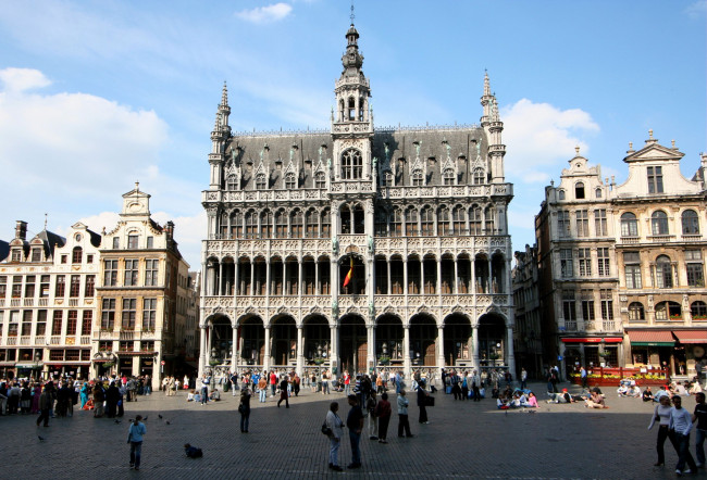 Обои картинки фото города, брюссель, бельгия, площадь, здание, архитектура