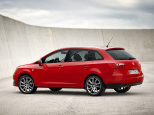 Картинка автомобили seat ibiza st fr красный