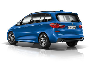 Картинка автомобили bmw 220d xdrive gran tourer m sport package f46 2015г синий