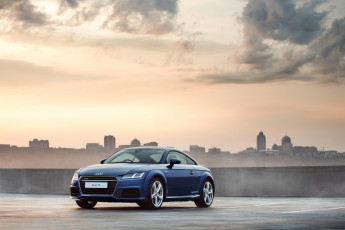 Картинка автомобили audi tt coupе 2-0 tfsi quattro s line za-spec 8s 2015г синий