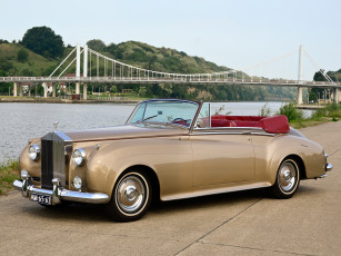 обоя rolls-royce silver cloud drophead coupe by mulliner 1959, автомобили, rolls-royce, silver, cloud, drophead, coupe, mulliner, 1959