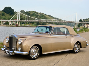 обоя rolls-royce silver cloud drophead coupe by mulliner 1959, автомобили, rolls-royce, silver, cloud, drophead, coupe, mulliner, 1959