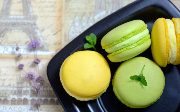 Картинка еда пирожные +кексы +печенье макаруны sweet сладкое мята macaroon jordache печенье cookies пирожное mint десерт dessert выпечка cake cakes