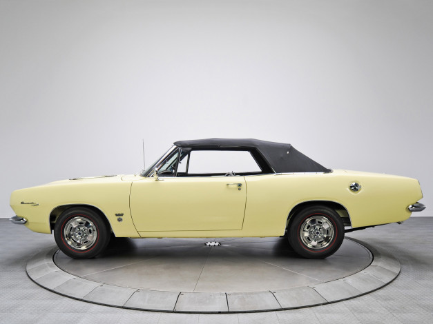 Обои картинки фото plymouth barracuda formula s-383 convertible 1967, автомобили, plymouth, barracuda, formula, s-383, convertible, 1967