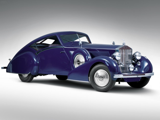 Обои картинки фото rolls-royce phantom iii aero coupe 1937, автомобили, rolls-royce, phantom, iii, aero, coupe, 1937