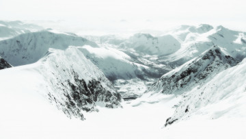 Картинка 3д+графика nature landscape+ природа горы снег