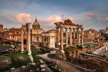 обоя roman forum, города, рим,  ватикан , италия, форум, античность