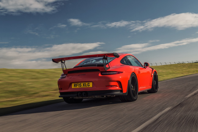 Обои картинки фото автомобили, porsche, uk-spec, gt3, rs, 911, 2015г, 991