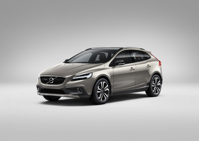 Обои картинки фото автомобили, volvo, 2016г, country, cross, awd, v40, t5