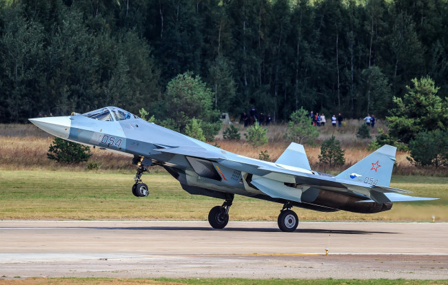 Обои картинки фото pak-fa t-50, авиация, боевые самолёты, истребитель