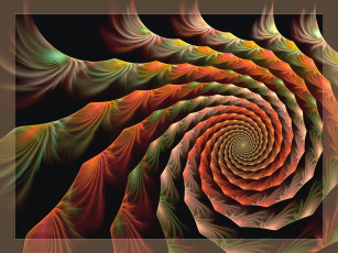 Картинка 3д графика fractal фракталы узор фон цвета