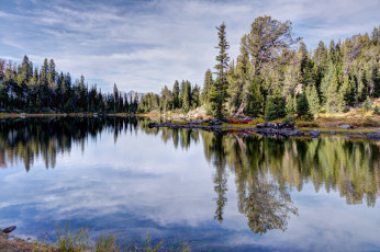 Картинка природа реки озера штат вайоминг сша