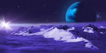 Картинка космос 3д графика atmosphere mood атмосфера настроения