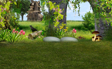 Картинка 3d 3д графика nature landscape природа