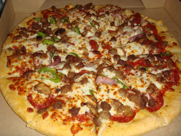 Обои картинки фото еда, пицца, макро