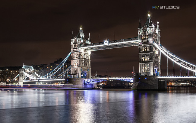 Обои картинки фото города, лондон, великобритания, мост, пемза