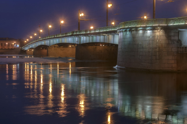 Обои картинки фото литейный, мост, города, санкт, петербург, петергоф, россия