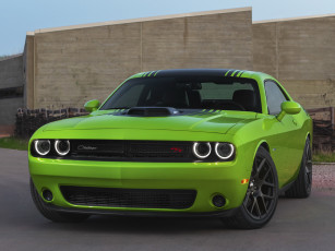 Картинка автомобили dodge 2015 зеленый shaker r-t lc challenger