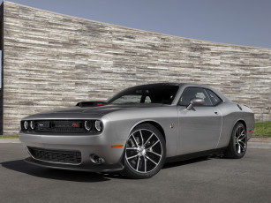 Картинка автомобили dodge lc scat pack shaker 392 hemi темный challenger 2015г