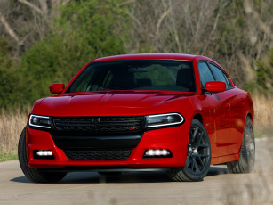 Картинка автомобили dodge ld r-t 2015 charger красный