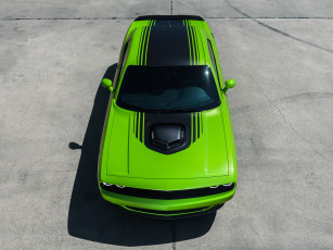 Картинка автомобили dodge зеленый lc 2015 shaker r-t challenger