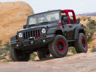 обоя автомобили, jeep, 2014, jk, concept, red, level, wrangler