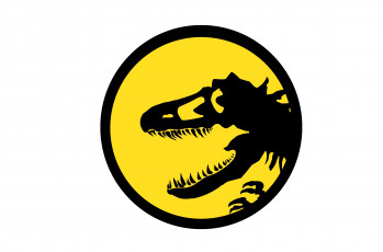 Картинка рисованное минимализм желтый черный динозавр