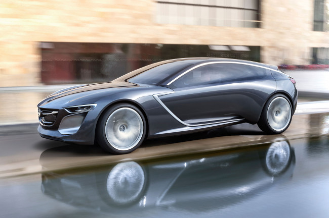 Обои картинки фото opel vauxhall monza concept 2013, автомобили, opel, движение, 2013, concept, monza, vauxhall