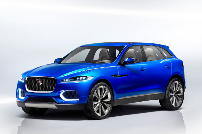 Обои картинки фото jaguar c-x17 concept 2013, автомобили, jaguar, concept, синий, 2013, c-x17