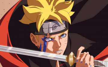 Картинка аниме naruto персонаж меч боруто