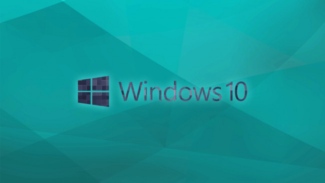 Обои картинки фото компьютеры, windows  10, логотип, фон