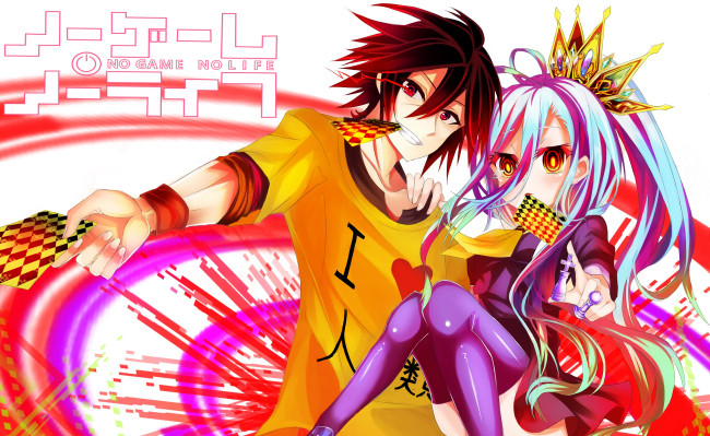 Обои картинки фото аниме, no game no life, фон, взгляд, девушка