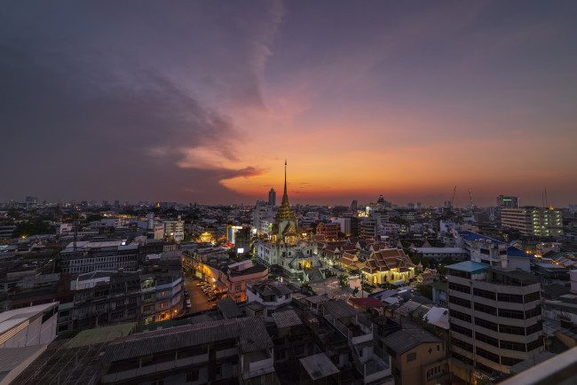 Обои картинки фото города, - панорамы, таиланд, вид, город
