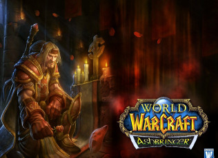 Картинка видео+игры world+of+warcraft свечи роза воин