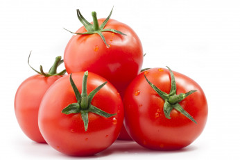 Картинка еда помидоры красные спелые томаты капли